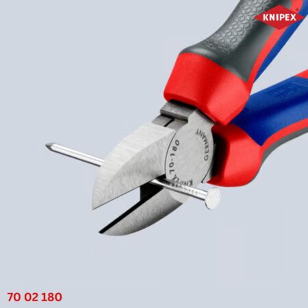 Knipex 70 02 180: Kìm Cắt Mũi Thon Chiều Dài 180mm