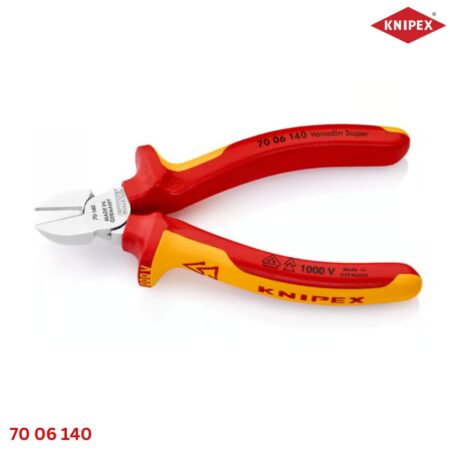 Knipex 70 06 140: Kìm Cắt Cách Điện Mũi Thon