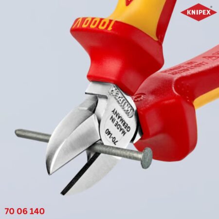 Knipex 70 06 140: Kìm Cắt Cách Điện Mũi Thon