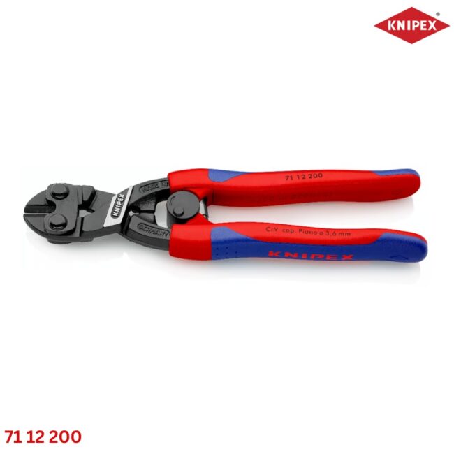 KNIPEX 71 12 200: Kìm Cắt CoBolt Cắt Thép Lò Xo