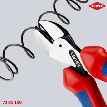 Knipex 73 05 160 T: Kìm Cắt XCut Lưỡi Tôi 64 HRC