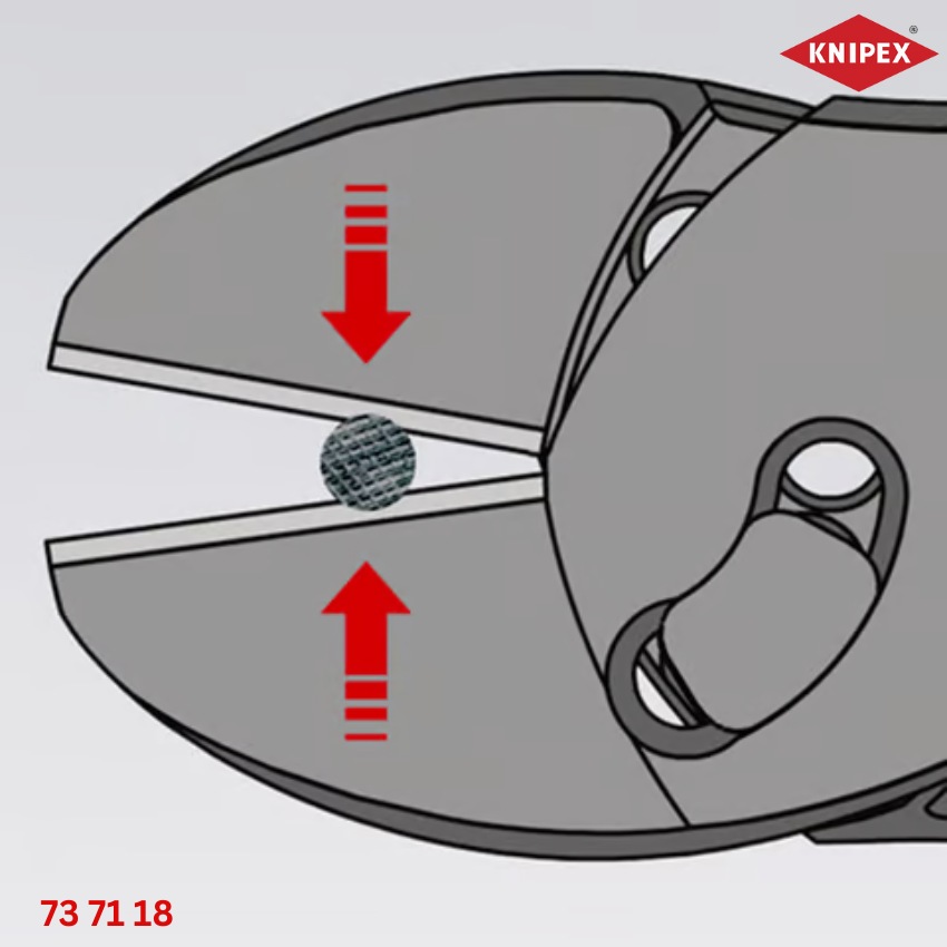 Ngàm kìm Knipex 73 71 18: Kìm Cắt TwinForce