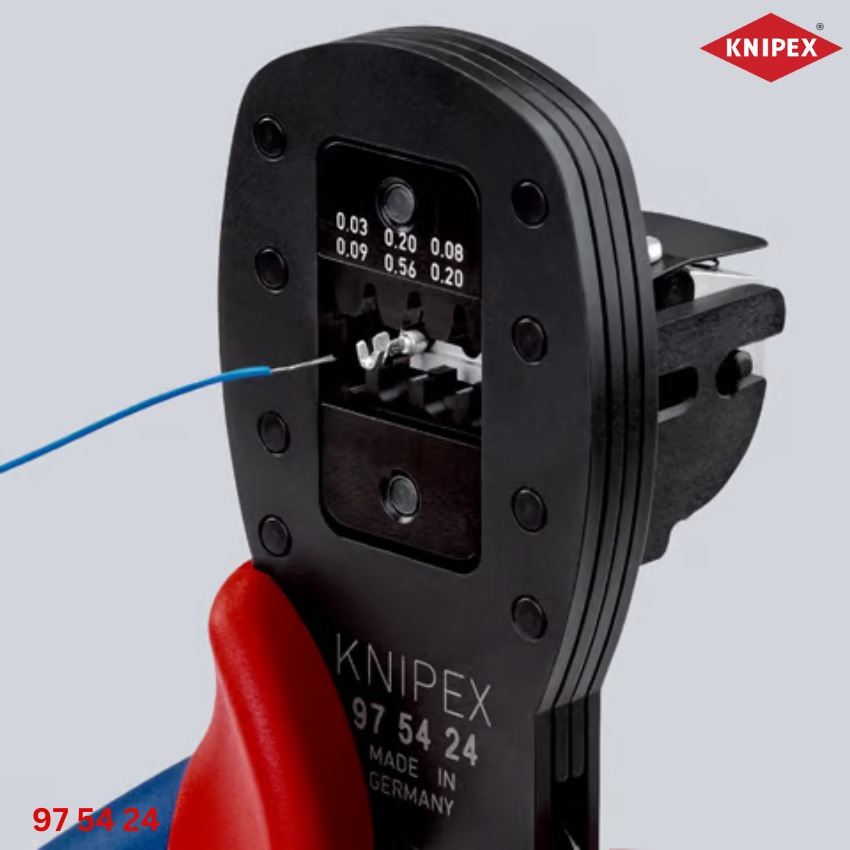 KNIPEX 97 54 24: Kìm bấm cos siêu nhỏ