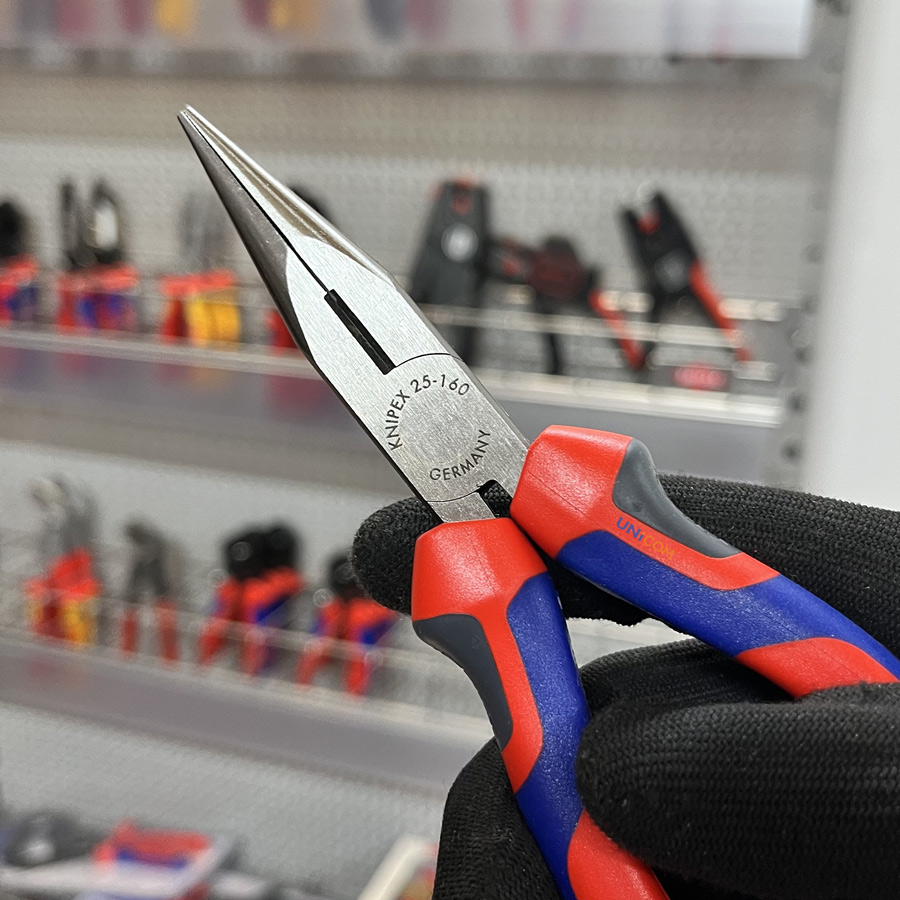 ngàm Kìm mũi nhọn dài 160 mm Knipex 25 02 160 cắt dây 2.5