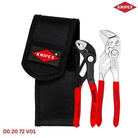 Set kìm mỏ quạ & mỏ lết mini Knipex 00 20 72 V01