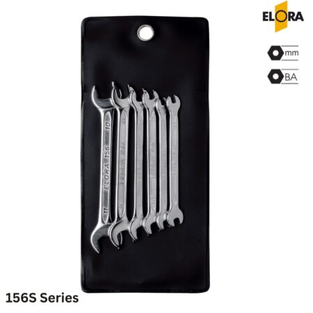 dặc tính kỹ thuật Bộ cờ lê nhỏ ELORA 156S Series, 2 đầu miệng loại ngắn