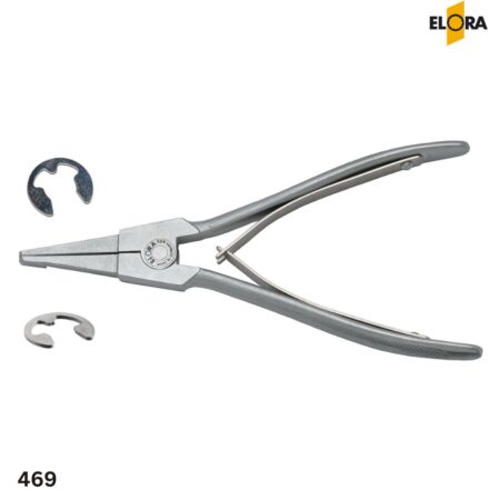 Kềm mở phe chữ E ELORA 469, dài 175mm, chuyên dụng lắp vòng chặn không lỗ
