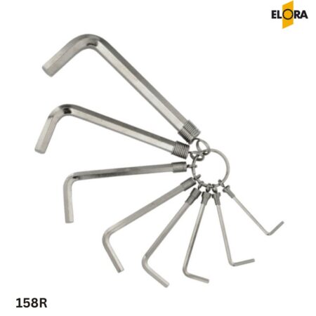 đặc tính kỹ thuật Bộ lục giác 8 cây ELORA 158R-1, đầu bằng,có móc treo