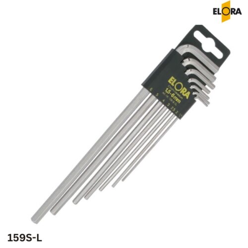 đặc tính kỹ thuật Bộ lục giác đầu bằng ELORA 159S-L, kiểu chữ L, loại dài