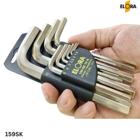 đặc tính kỹ thuật Bộ lục giác chữ L đầu bằng ELORA 159SK, loại ngắn