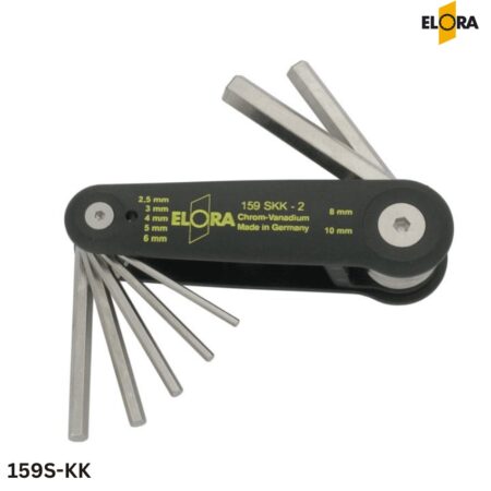 ứng dụng Bộ lục giác gấp gọn ELORA 159S-KK, size 1,5 đến 10mm