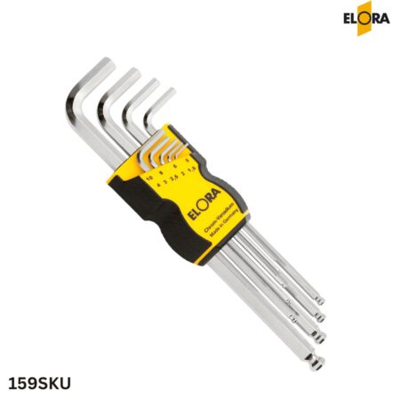 đặc tính kỹ thuật Bộ lục giác đầu bi ELORA 159SKU, 9 cây dài