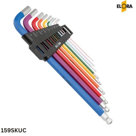 Bộ lục giác đầu bi 159SKU C Elora 1.5-10 mm, màu sắc phân biệt