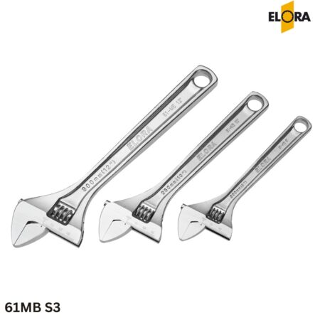 Bộ mỏ lết ELORA 61MB S3 size 8-10-12 inch, thuộc dòng ECO