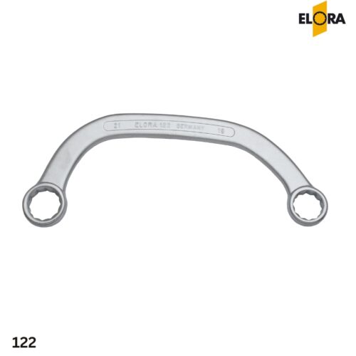Cờ lê bán nguyệt ELORA 122, hai đầu vòng. Sản xuất tại Đức