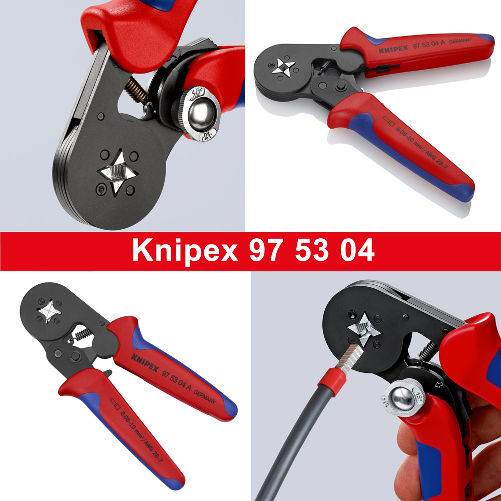 ảnh kìm bấm cos vuông knipex model 97 53 04 Germany