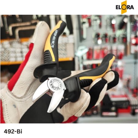 ngàm Kìm cắt cạnh ELORA 492-Bi độ cứng lưỡi cắt 63-65 HRC