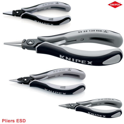 Kìm gắp linh kiện điện tử ESD Knipex 34 chống tĩnh điện