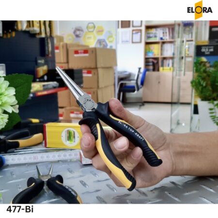 cán Kìm mỏ nhọn ELORA 477-BI, đầu tròn