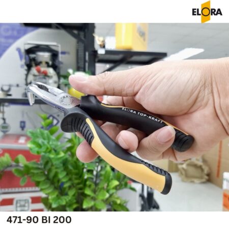 Thông số kỹ thuật Kìm mỏ nhọn ELORA 471-90 BI 200, đầu cong 90 độ