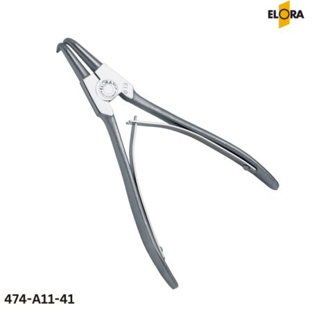 Kìm phe ngoài ELORA 474-A11~A41, mũi cong 90°, tiêu chuẩn DIN 5254B