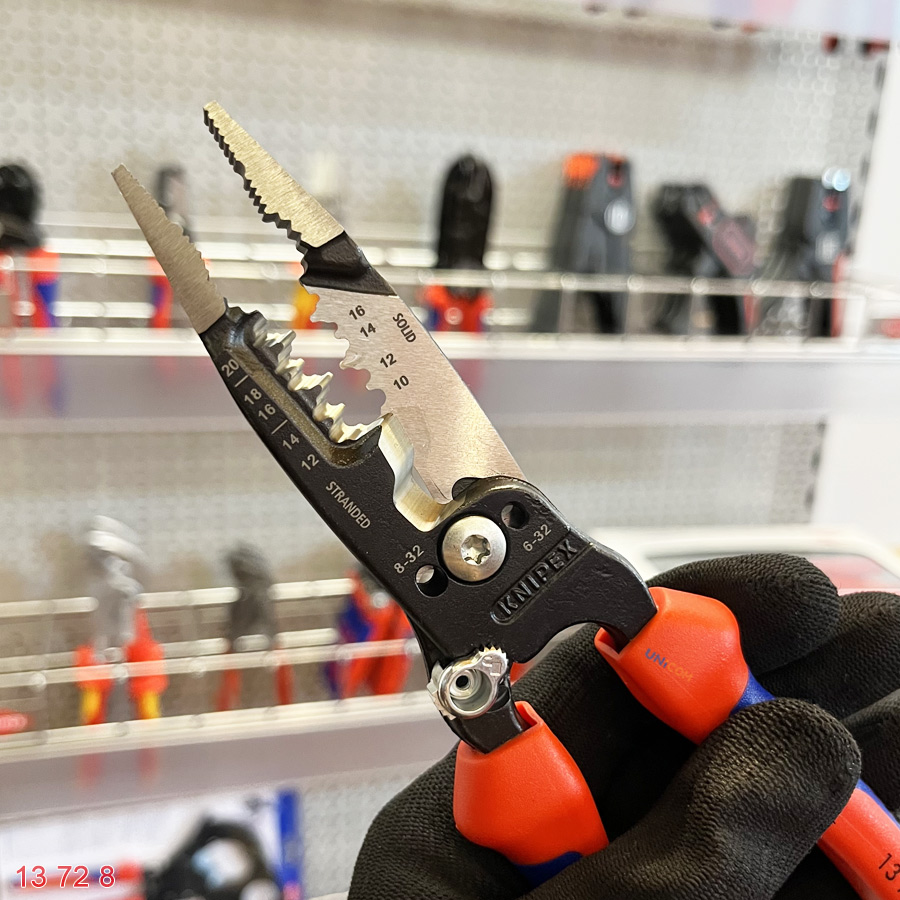 ngàm kìm Knipex 13 72 8 lắp điện đa năng Germany (unitools)