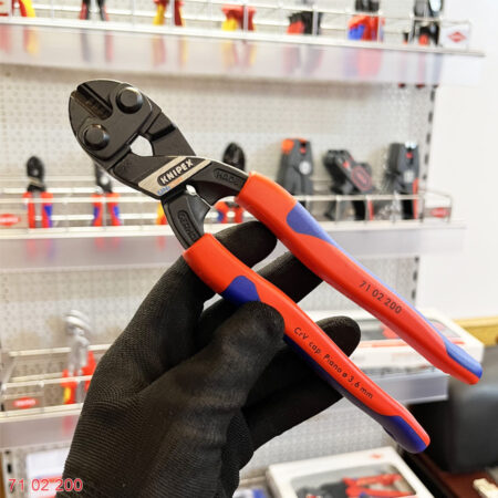 Knipex 71 02 200 Kìm Cắt cộng lực Lưỡi cắt 64 HRC