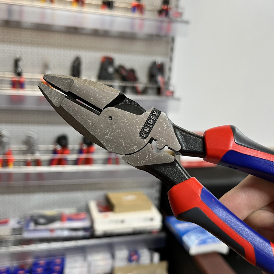 ngàm kìm Knipex 09 12 240 kẹp cắt bấm cos kiểu Mỹ