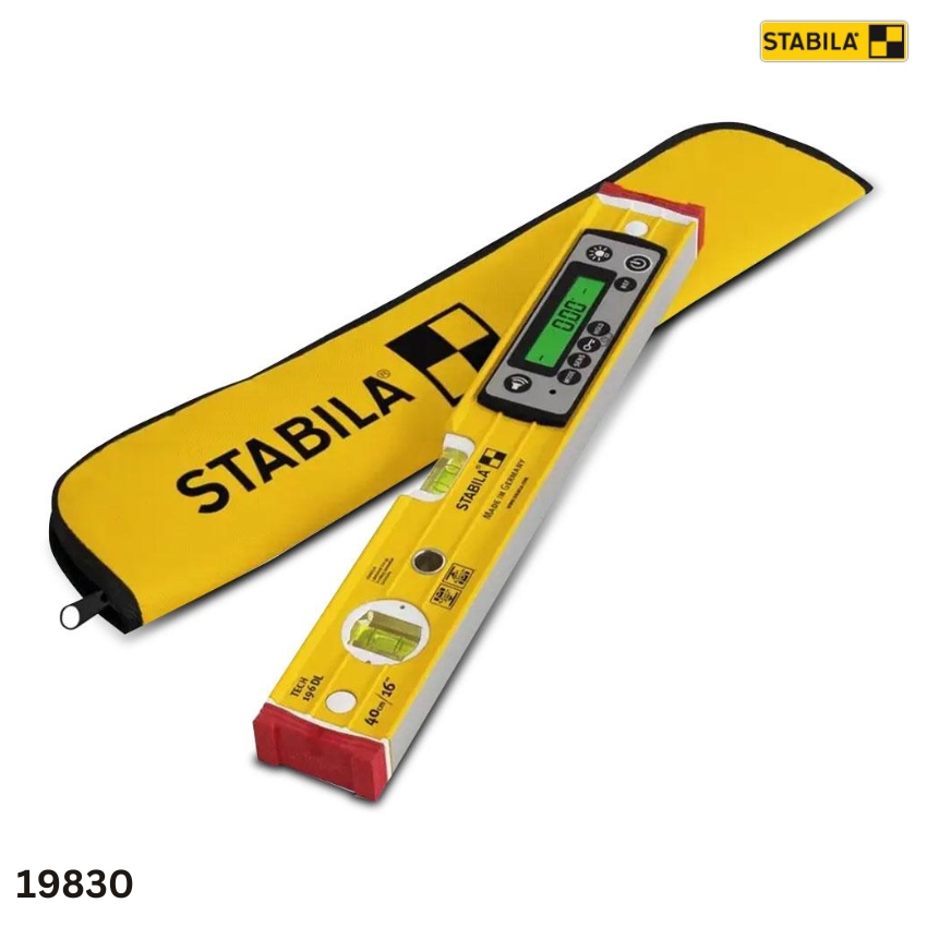 thông số kỹ thuật Thước nivo điện tử 40cm khung nhôm gân cường lực Stabila 19830