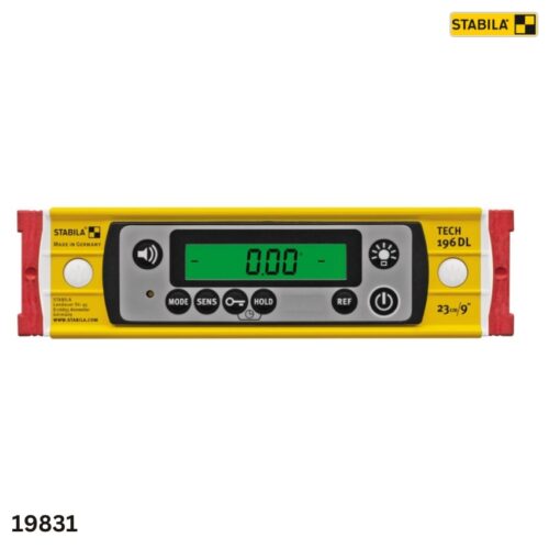 thông số kỹ thuật Thước thủy điện tử 23cm chống nước cấp IP67, STABILA 19831