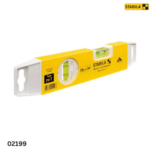 đặc tính kỹ thuật Thước thủy cân bằng 25cm 02199, có 2 bọt thủy