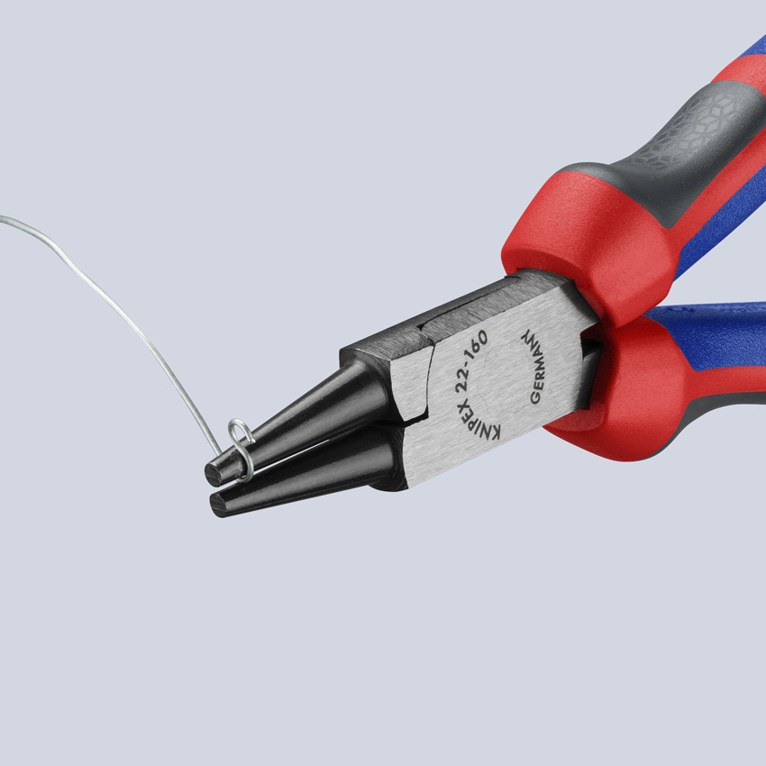 Kìm đầu tròn mũi nhọn uốn dây thép Knipex 22 Series 22 02 160