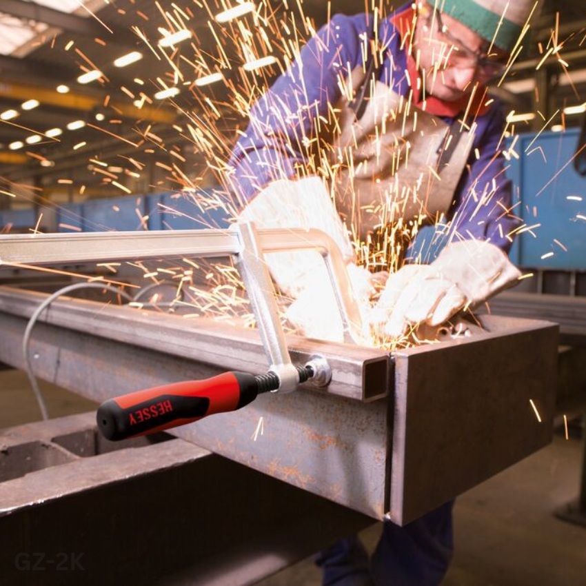 ứng dụng Cảo chữ F tay vặn nhựa 2 thành phần BESSEY GZ-2K ảnh 2