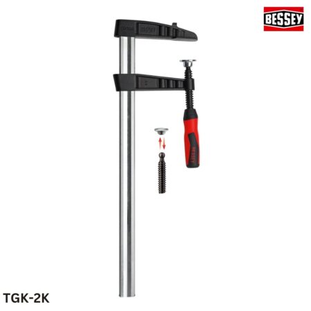 đặc tính Cảo chữ F, cán nhựa 2 thành phần, lực 7000N BESSEY TGK-2K
