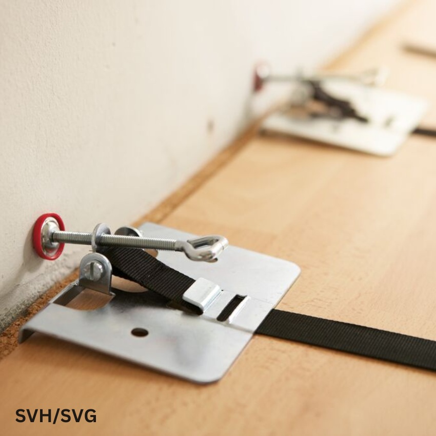 ứng dụng Cảo dây BESSEY SVH/SVG, thi công sàn gỗ, có 2 tùy chọn ảnh 2