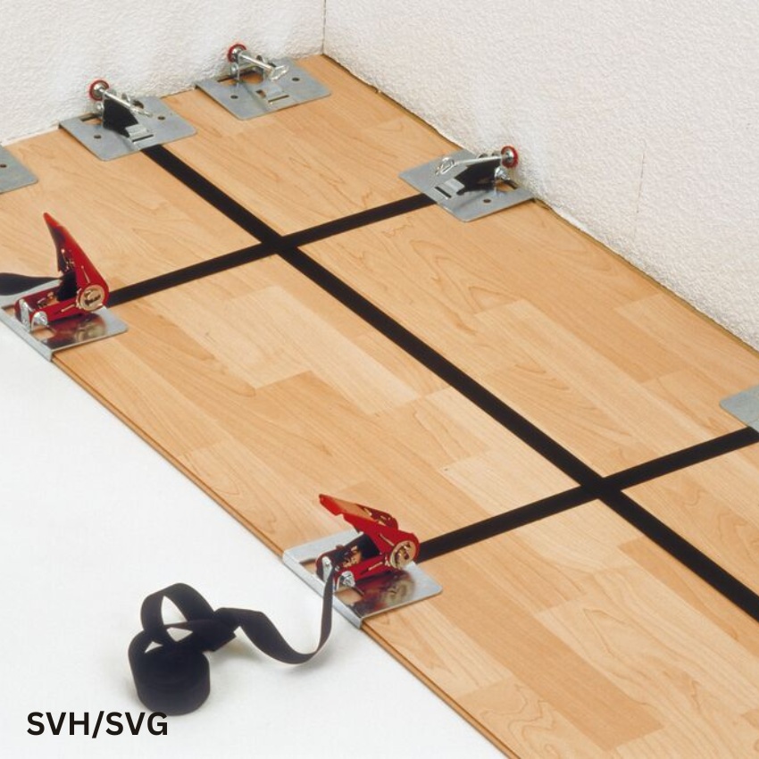 ứng dụng Cảo dây BESSEY SVH/SVG, thi công sàn gỗ, có 2 tùy chọn ảnh 3