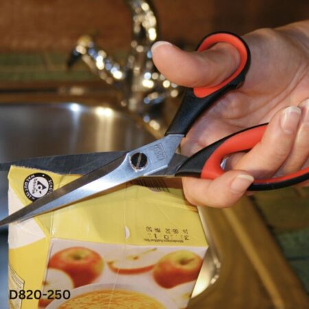 ứng dụng Kéo inox BESSEY D820-250 lưỡi dài 105mm cắt vải, giấy, simili