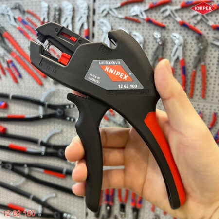 kìm tuốt dây điện 6 mm2 tự động knipex 12 62 180