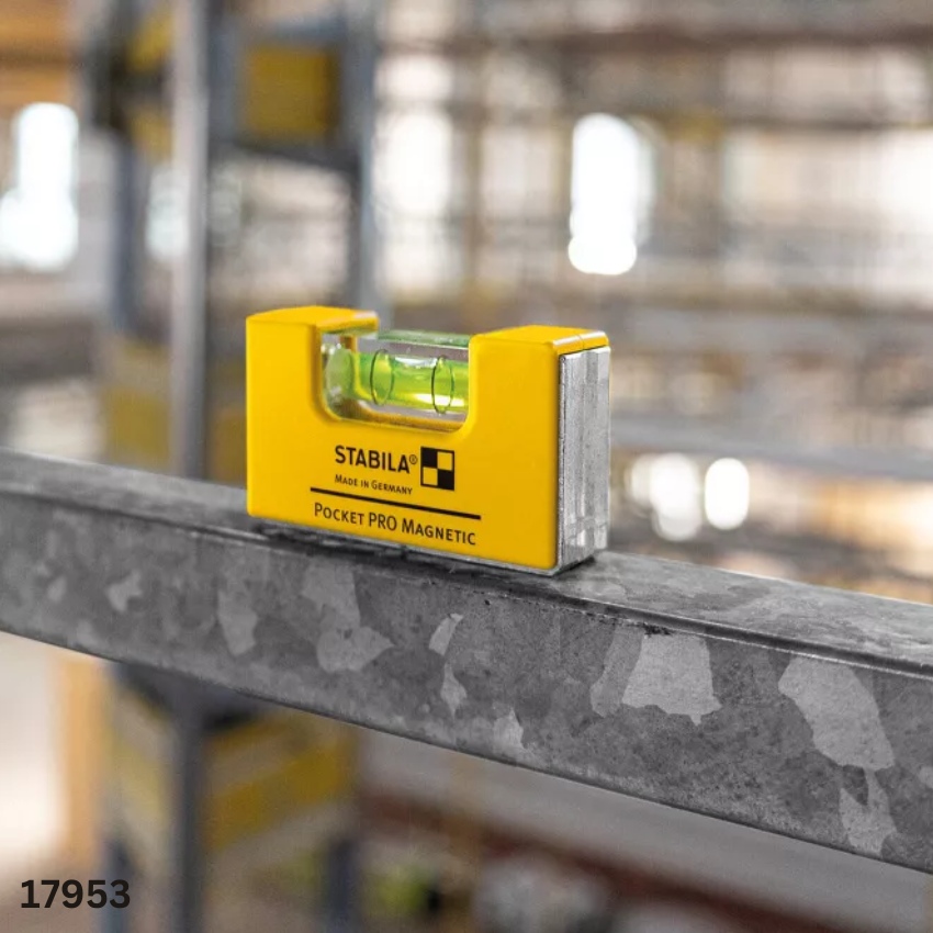 ứng dụng Thước thủy đường ống Stabila 17953, dài 7cm, đế chữ V có từ tính ảnh 3