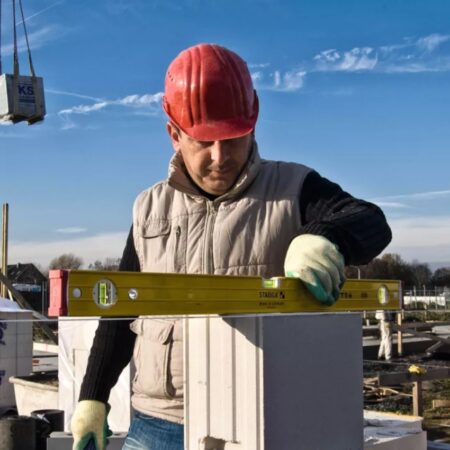 ứng dụng Thước thủy khung nhôm STABILA 96-2, đúc cường lực, 3 bọt thủy ảnh 2