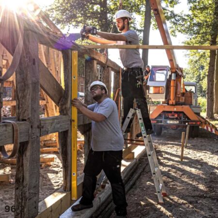 ứng dụng Thước thủy khung nhôm STABILA 96-2, đúc cường lực, 3 bọt thủy