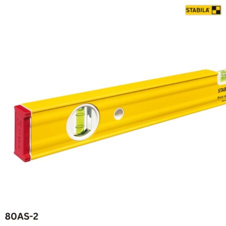 thông số kỹ thuật Thước nivo dòng STABILA 80AS-2 có 3 bọt thủy, sản xuất tại Đức
