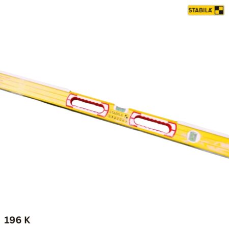 ứng dụng kỹ thuật Thước thủy 122cm STABILA 196 K, dành cho thợ xây tường