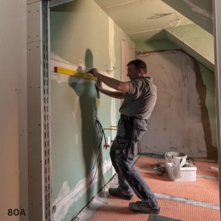 ứng dụng Thước thủy STABILA 80A, từ 30-150cm, 2 bọt thủy trong ngành xây dựng