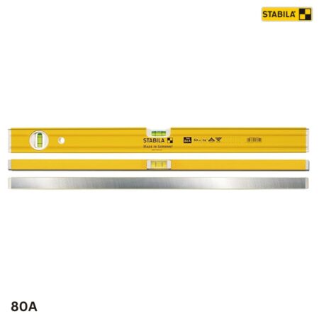 đặc tính kỹ thuật Thước thủy STABILA 80A, từ 30-150cm, 2 bọt thủy