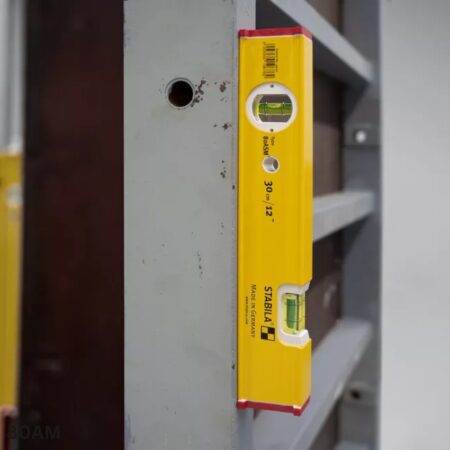 ứng dụng Thước thủy Stabilla 80AM, có từ tính 40-200cm, 2 bọt thủy