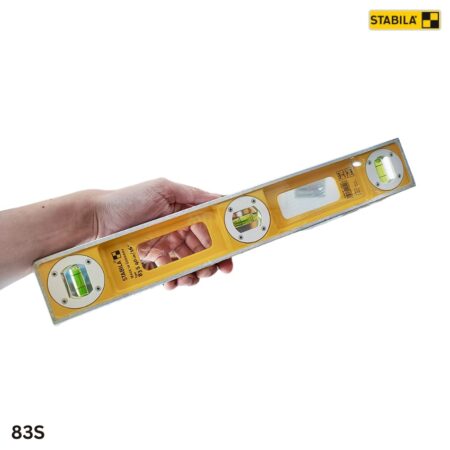 đặc tính kỹ thuật Thước thủy Stabila 83S, đo 6 mặt khung nhôm, 3 bọt thủy