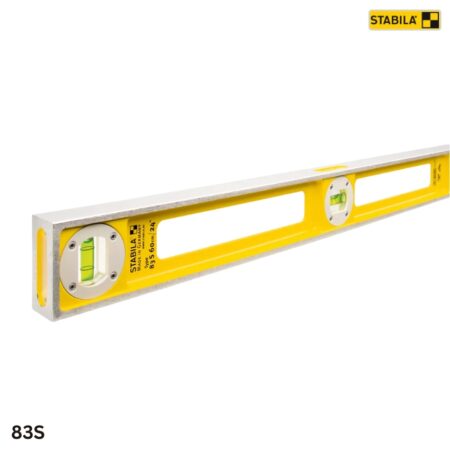 thông số kỹ thuật Thước thủy Stabila 83S, đo 6 mặt khung nhôm, 3 bọt thủy