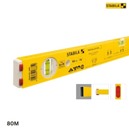 thông số kỹ thuật Thước thủy STABILA type 80M Installation, cho thợ lắp đặt nội thất