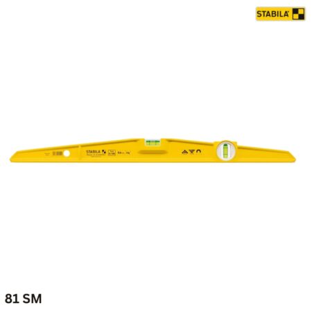 thông số kỹ thuật Thước thủy nhôm đúc chữ I nguyên khối STABILA 81 SM, 2 bọt thủy